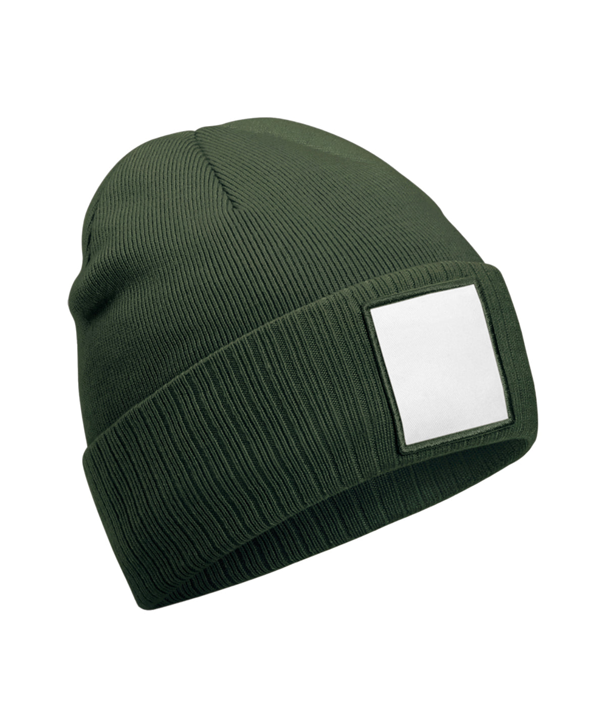 Appliqué patch beanie