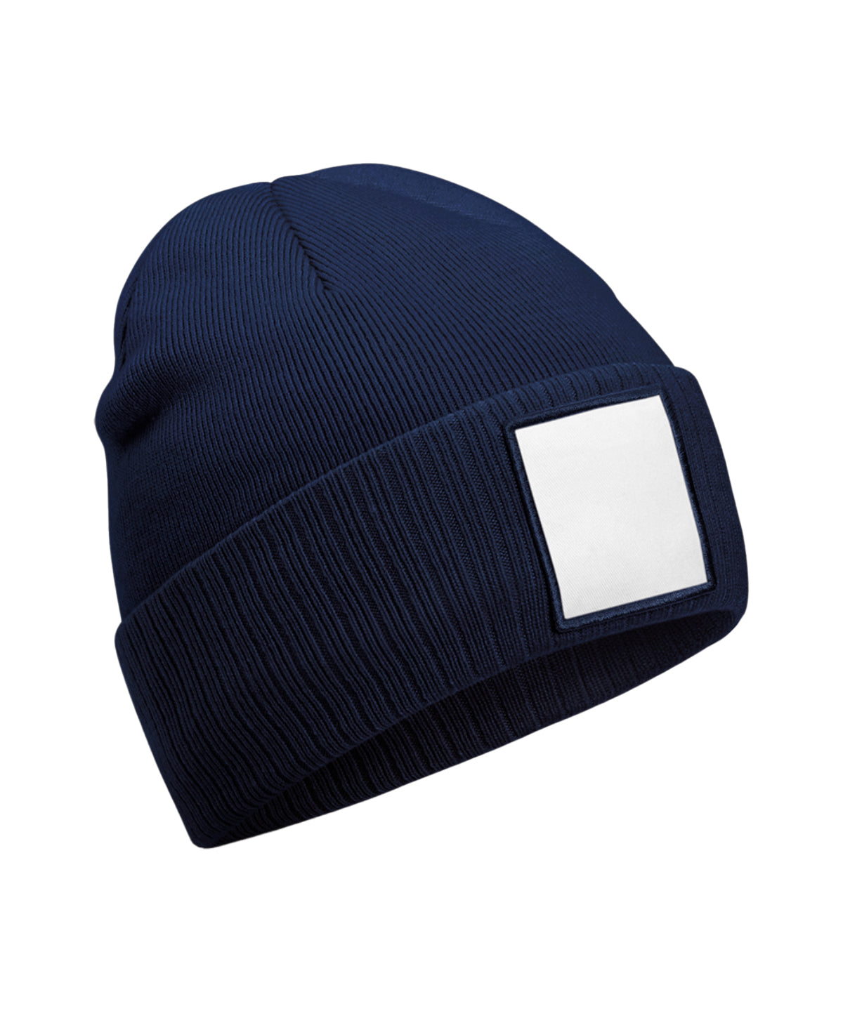 Appliqué patch beanie