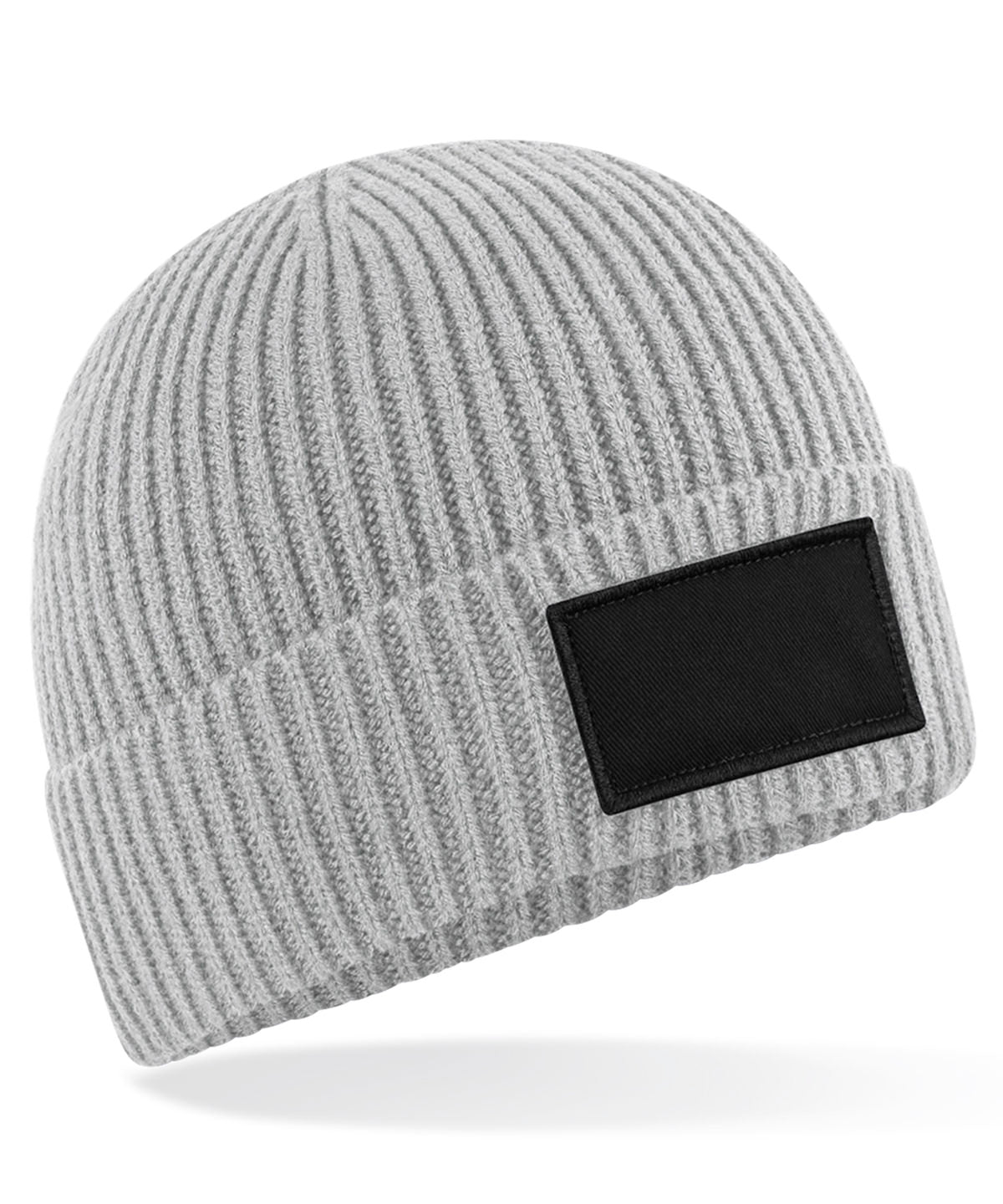 Fashion patch beanie