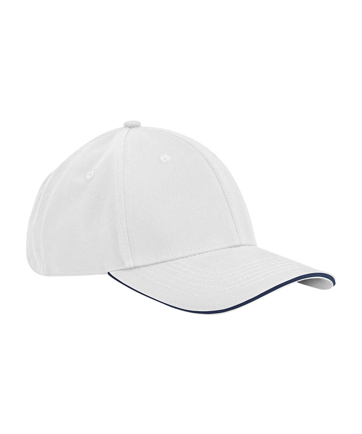 EarthAware® classic organic cotton 6-panel cap – sandwich peak