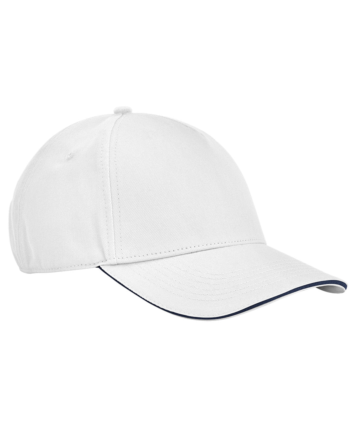 EarthAware® classic organic cotton 5-panel cap – sandwich peak