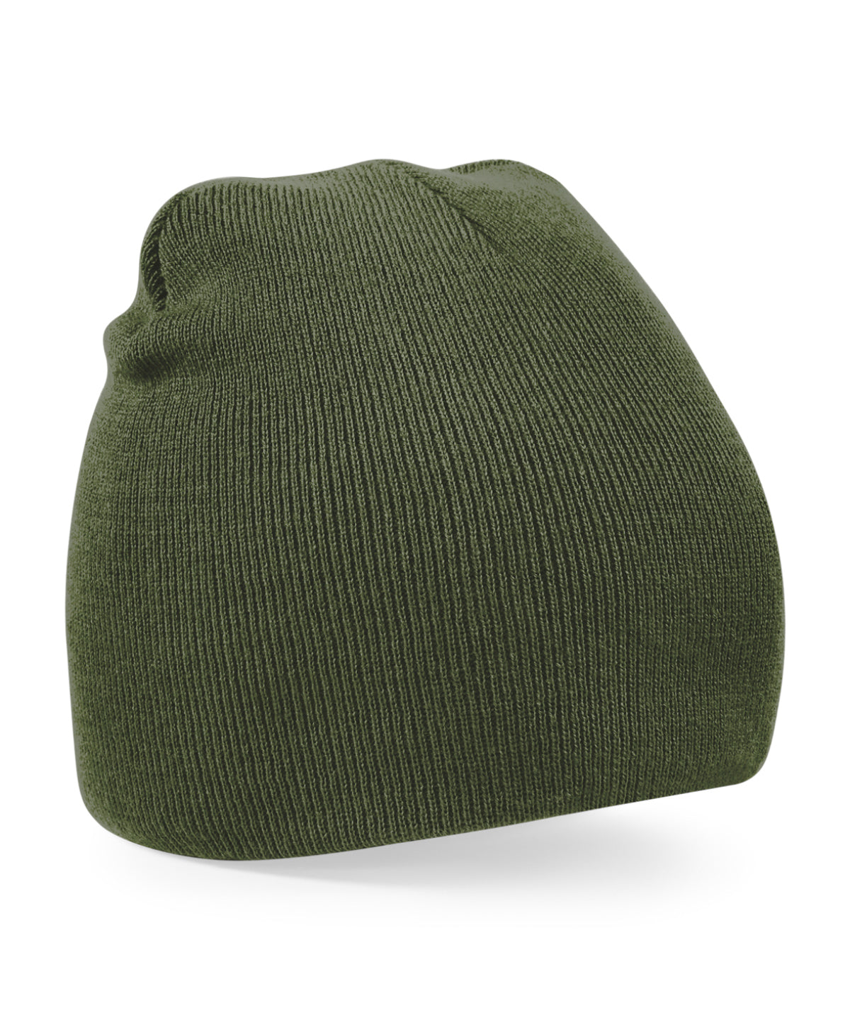 Two-tone pull-on beanie