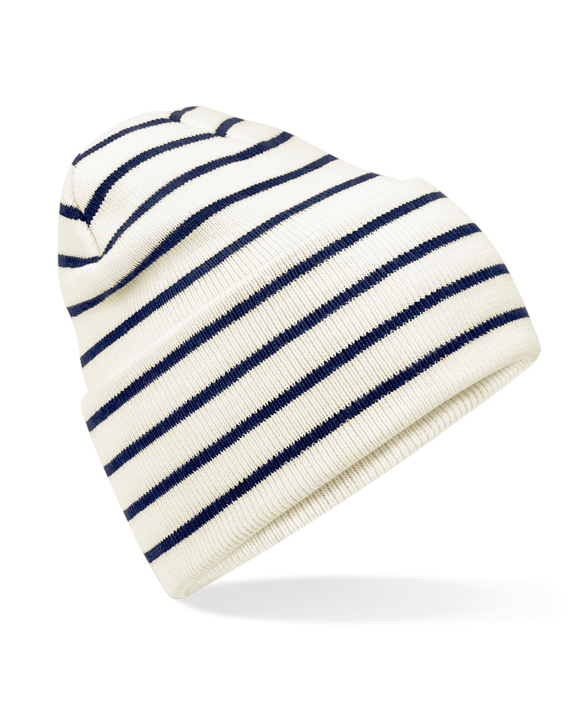 Original deep-cuffed striped beanie