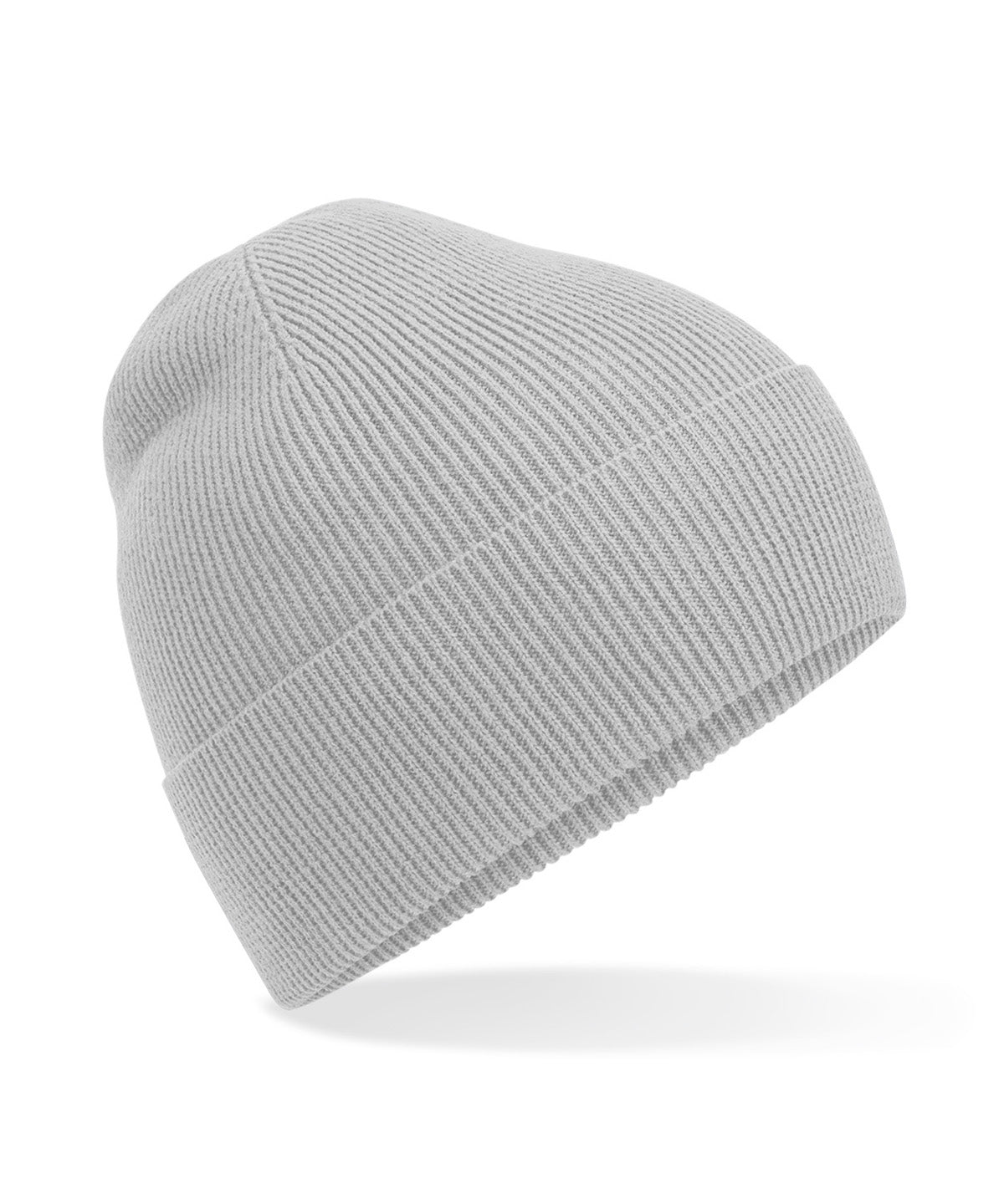 Organic cotton fine knit beanie