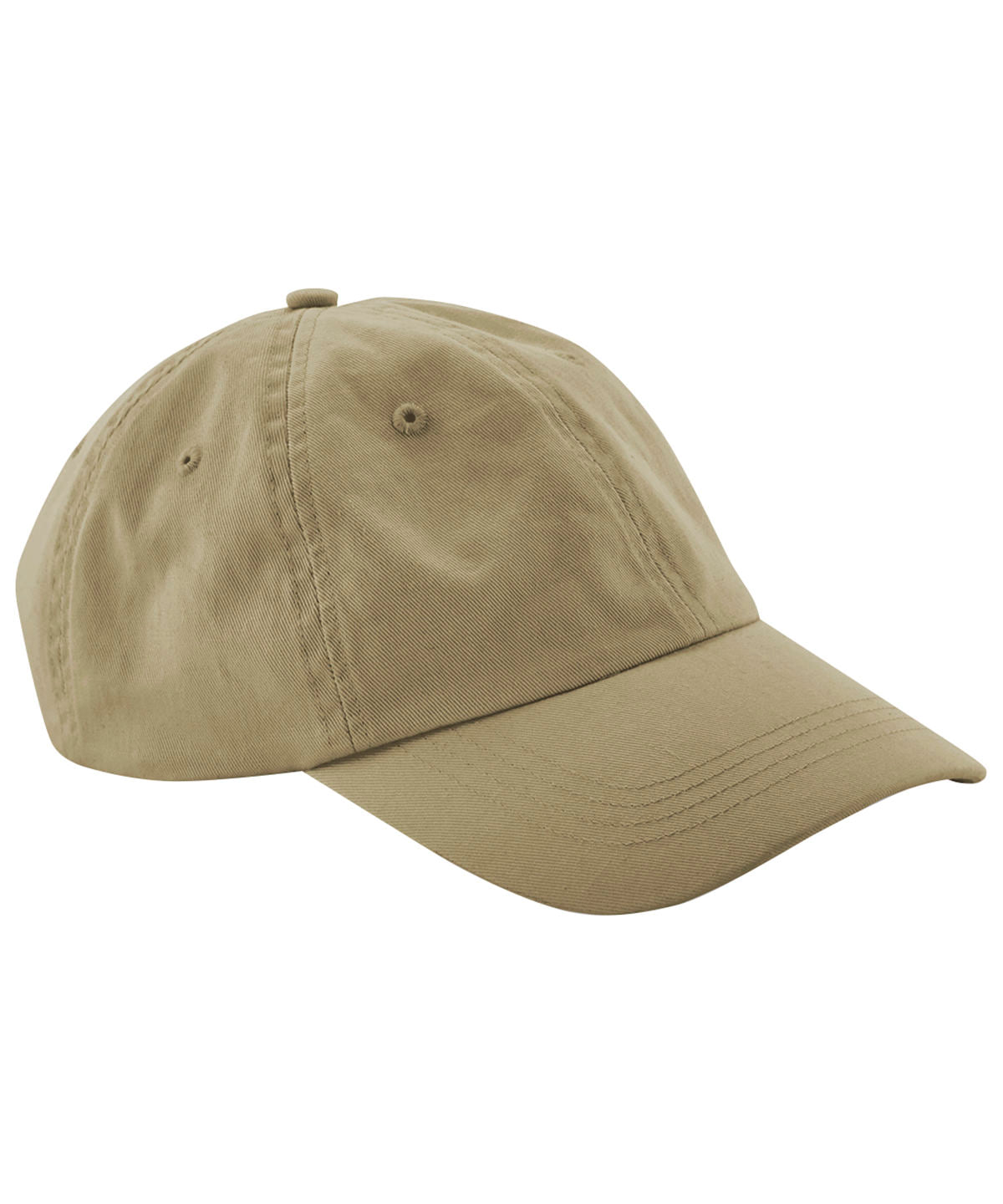 Low-profile 6-panel dad cap