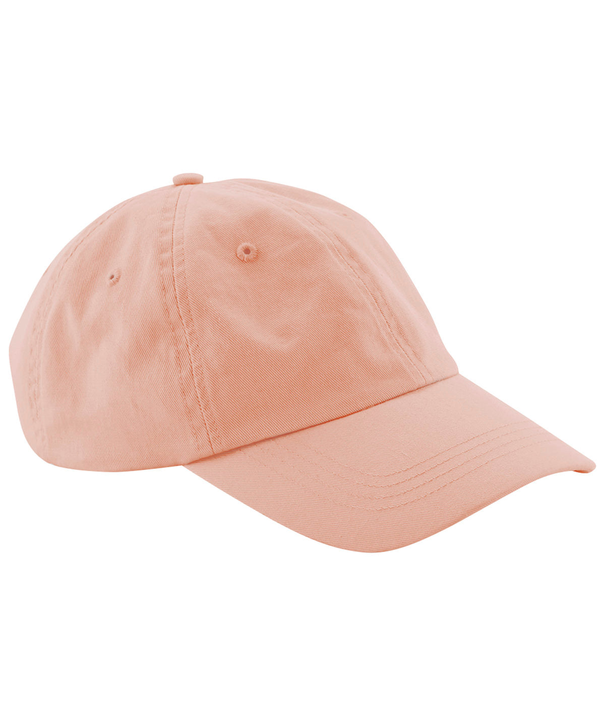 Low-profile 6-panel dad cap