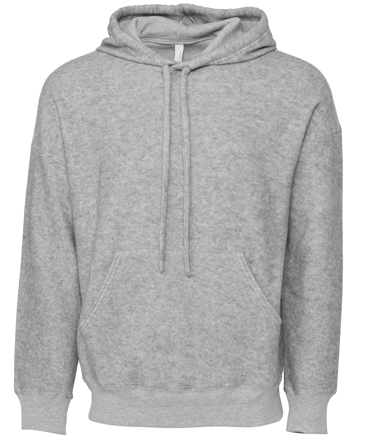 Unisex sueded fleece pullover hoodie