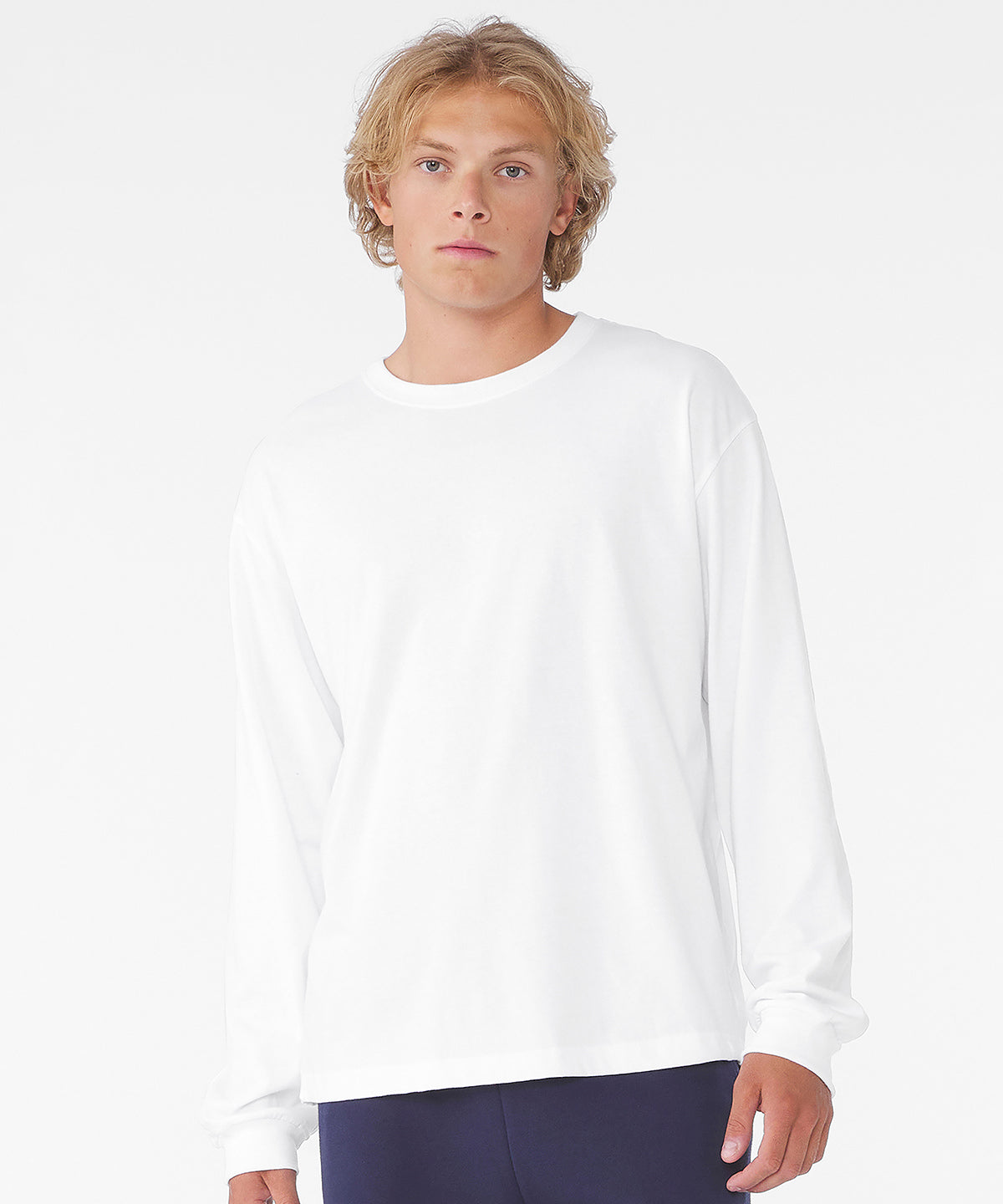 Unisex heavy boxy long sleeve tee