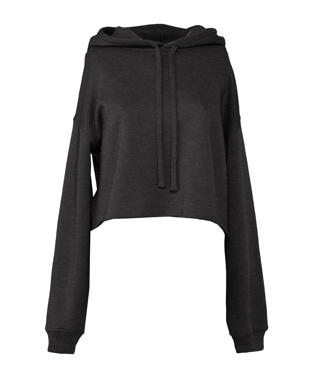 Women's cropped fleece hoodie