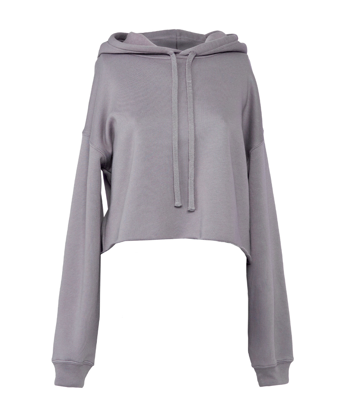 Women's cropped fleece hoodie