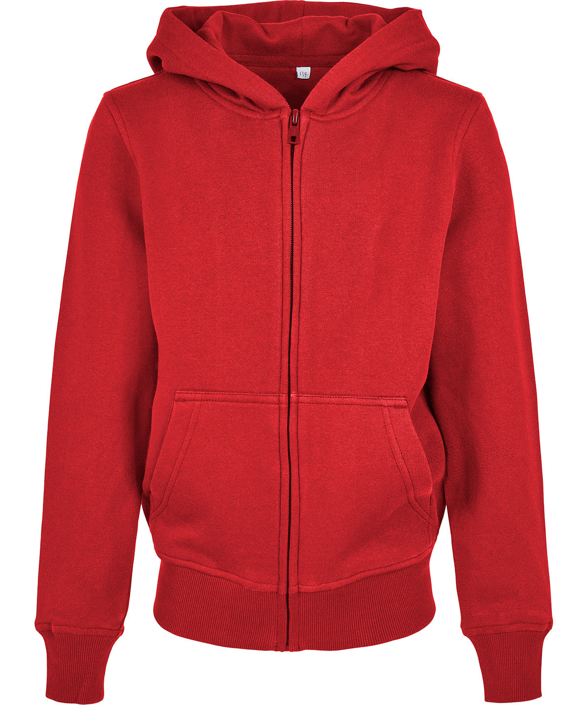 Organic kids basic zip hoodie