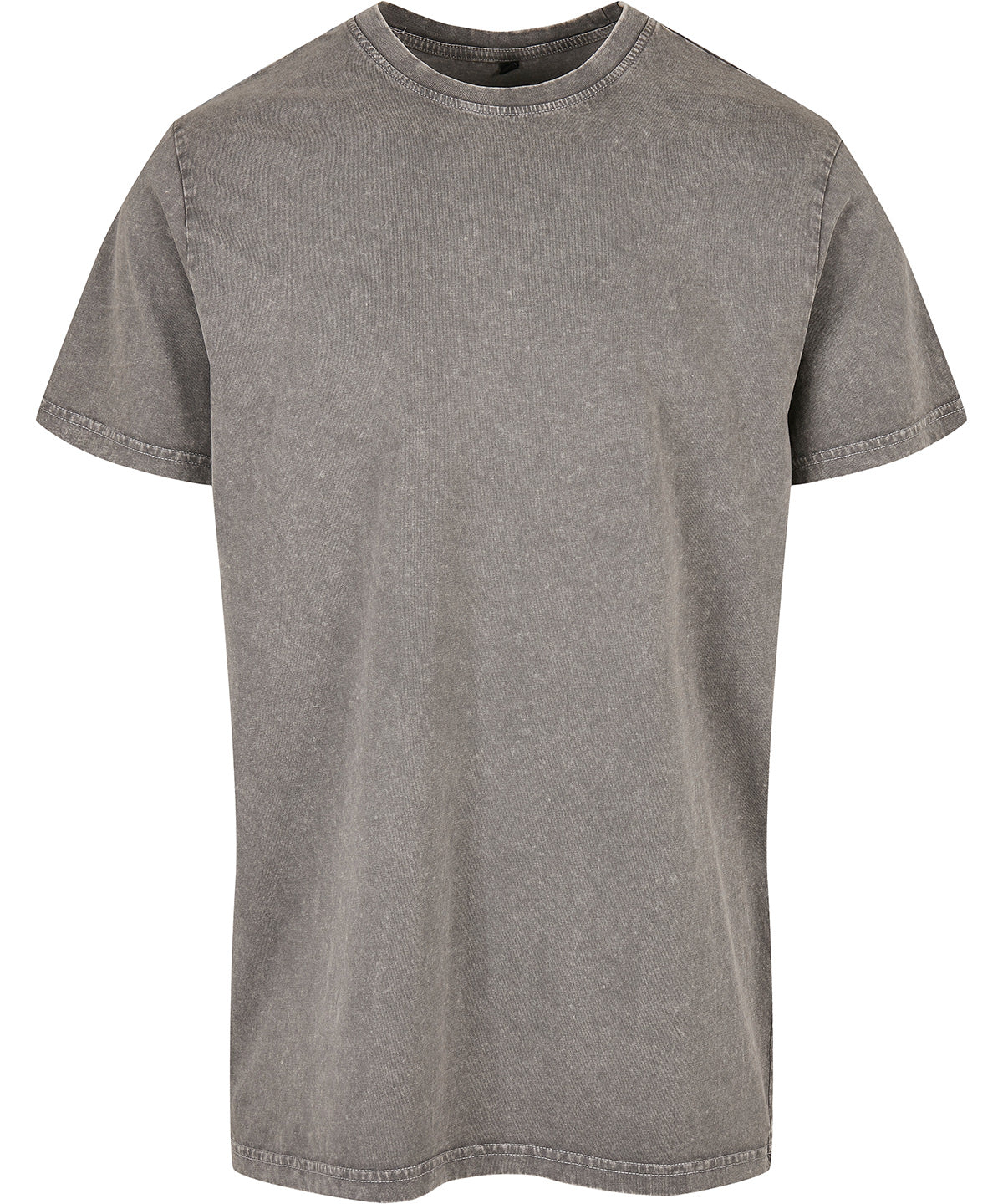 Acid washed round neck tee