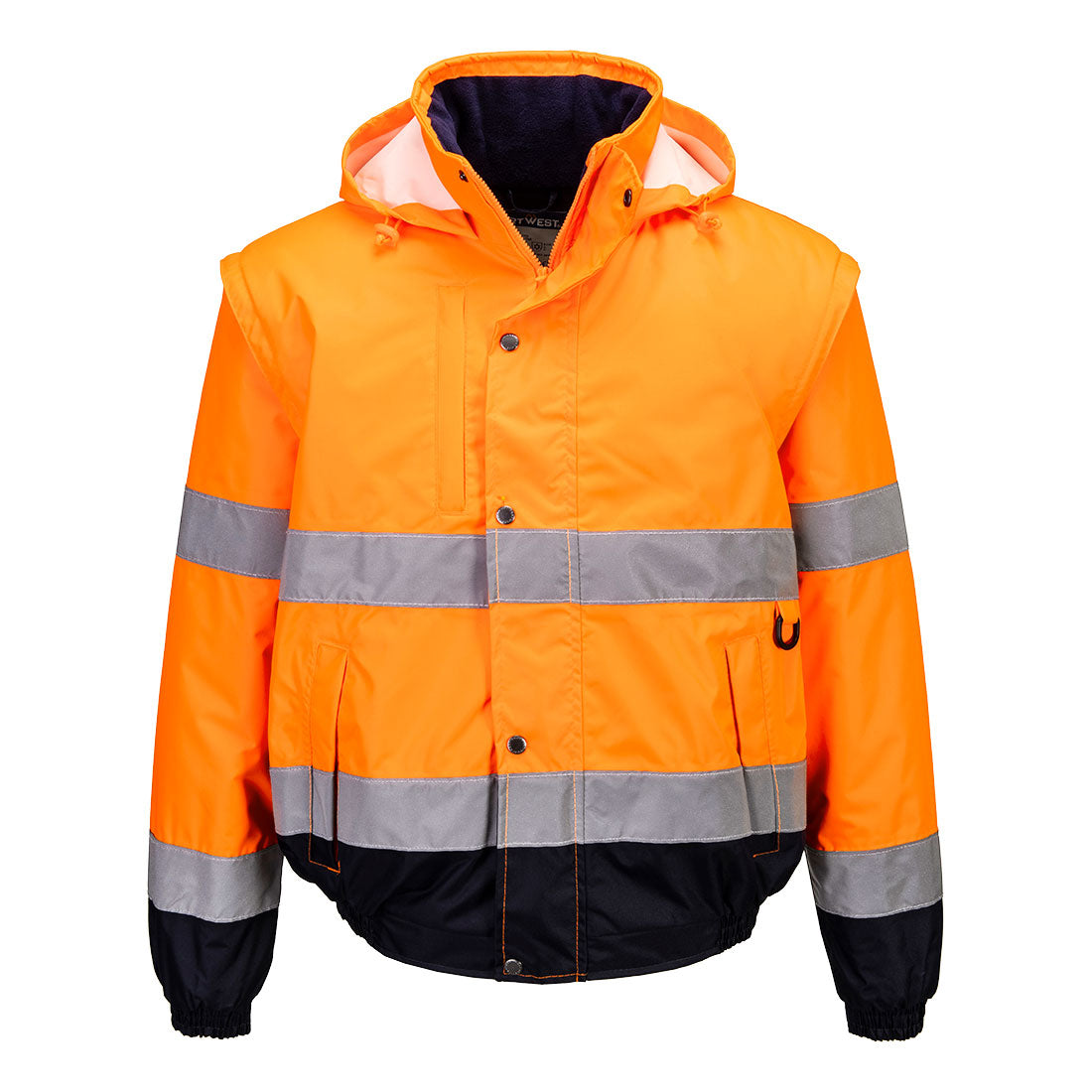 Hi-Vis 2-in-1 Contrast Bomber Jacket