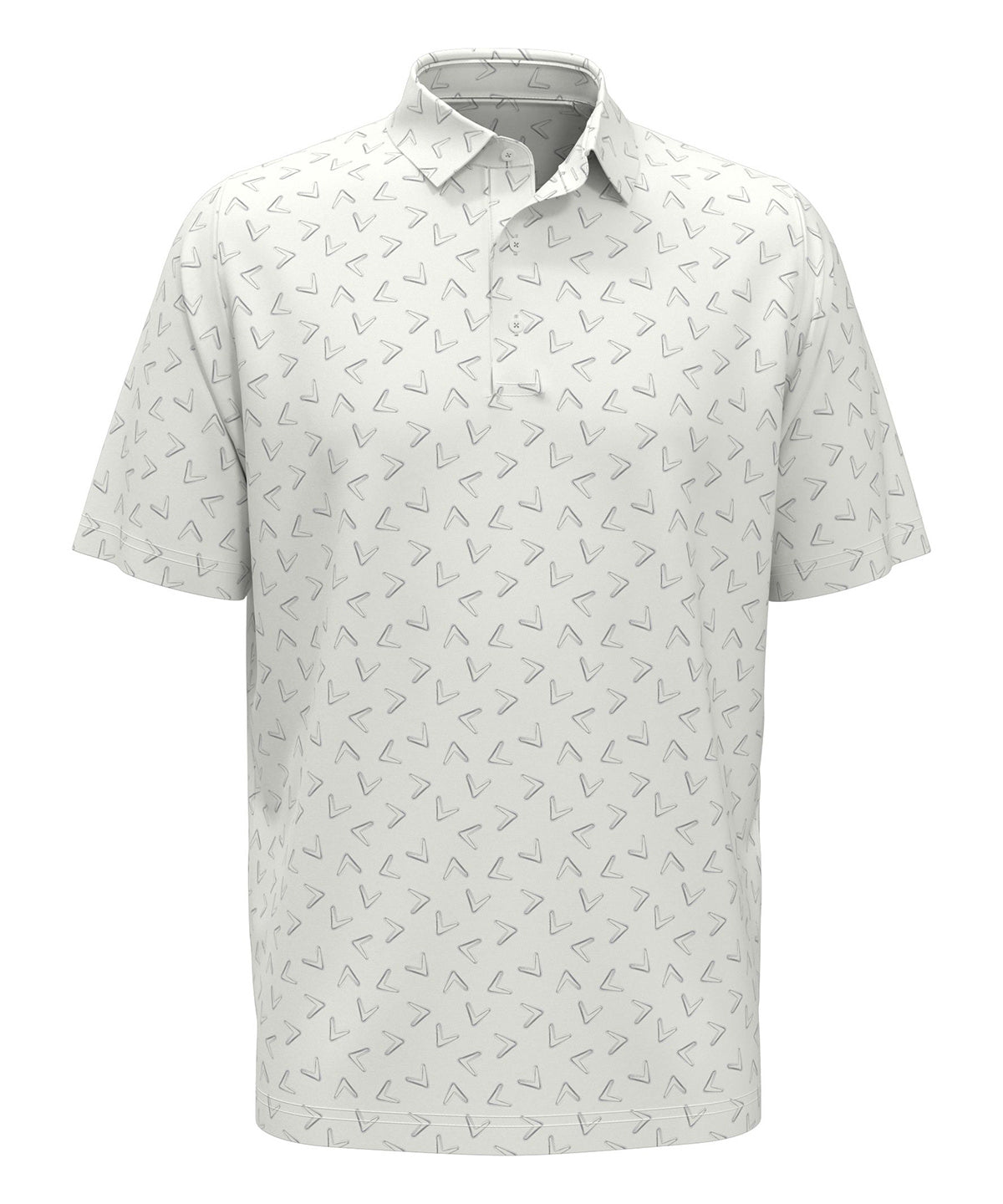 All-over large chev printed polo