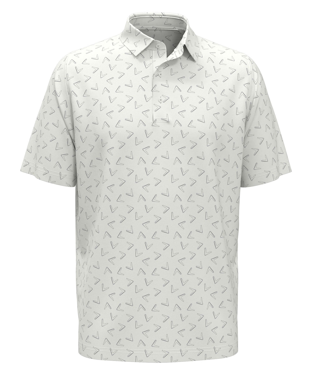 All-over large chev printed polo