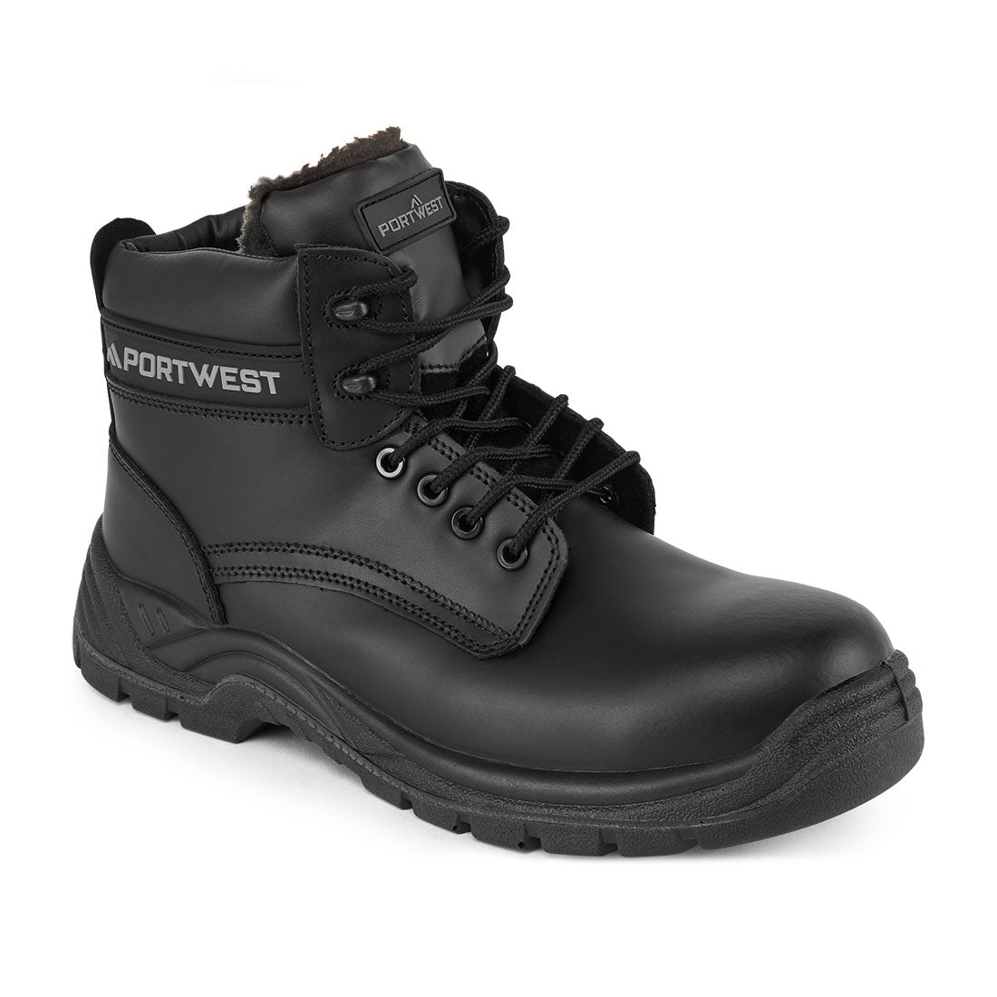 Composite Leather Fur Lined Ankle Boot S3S SR