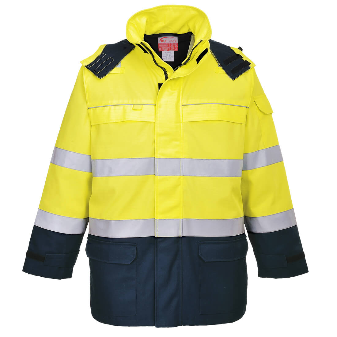 Bizflame Rain+ Hi-Vis Multi-Norm Constrast FR Jacket