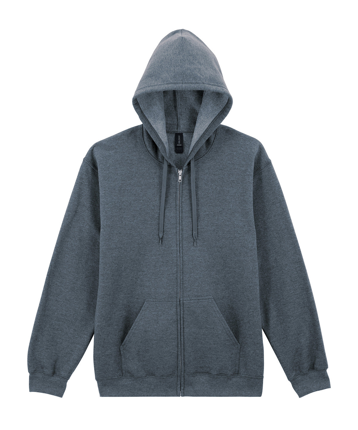 Softstyle™ midweight fleece adult full-zip hooded sweatshirt