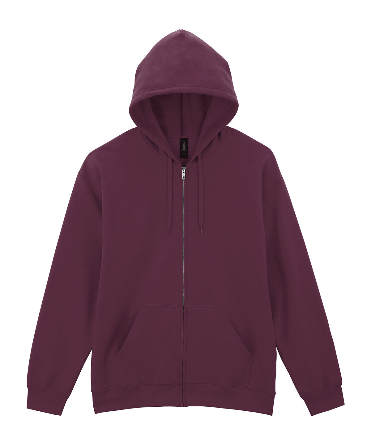 Softstyle™ midweight fleece adult full-zip hooded sweatshirt