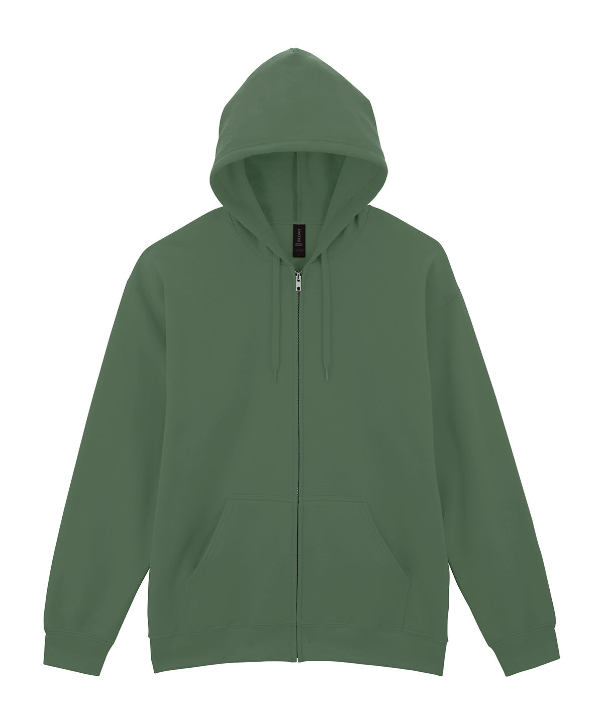 Softstyle™ midweight fleece adult full-zip hooded sweatshirt