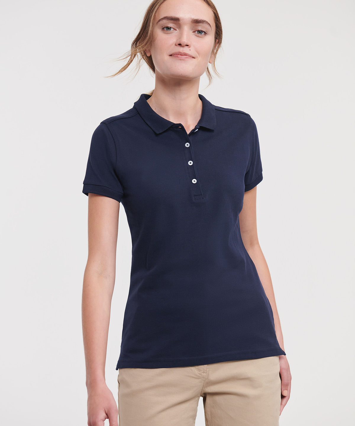 Women's stretch polo