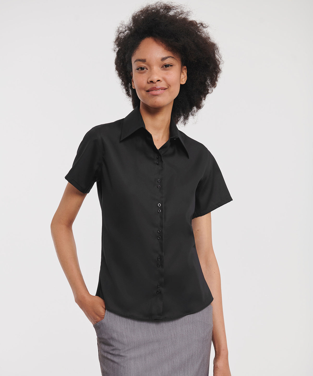 Women's short sleeve ultimate non-iron shirt