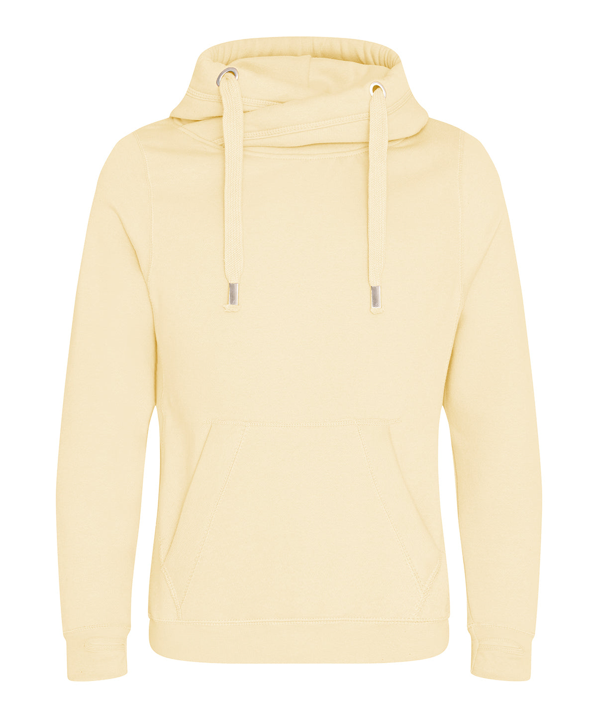 Cross neck hoodie