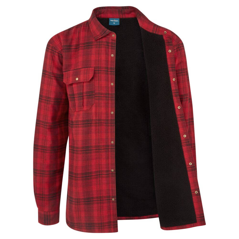 KA3 Sherpa Lined Check Shirt