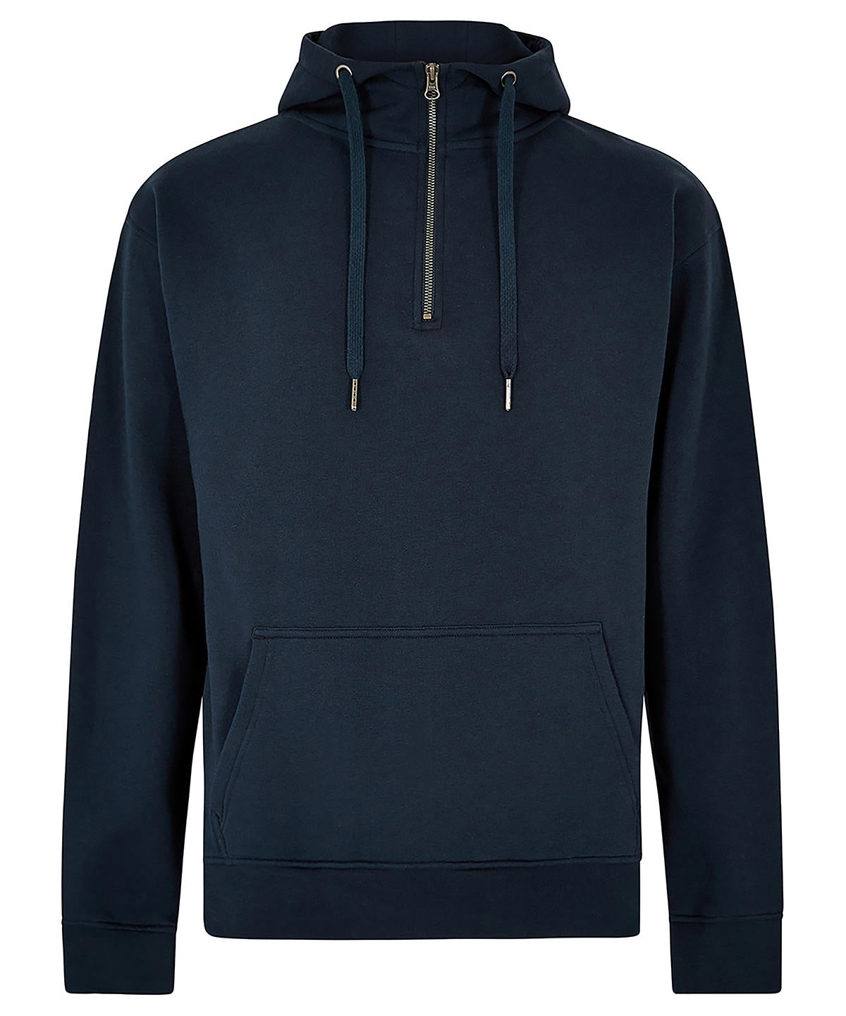 Regular fit 1/4 zip hoodie