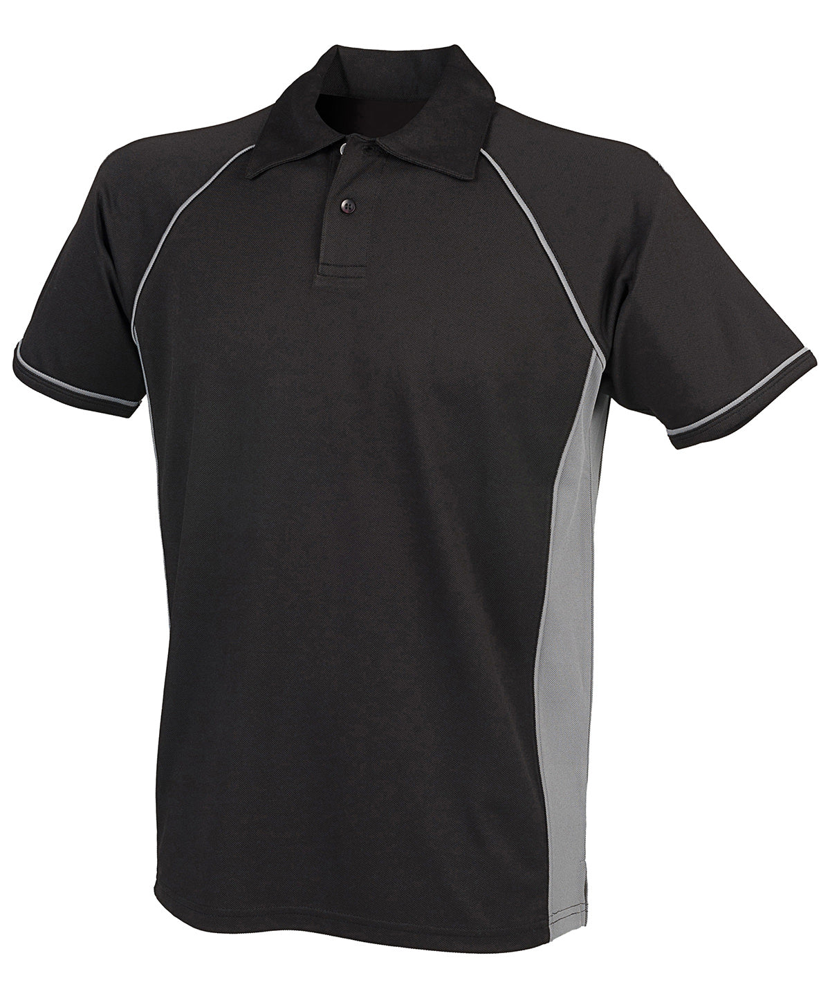 Piped performance polo