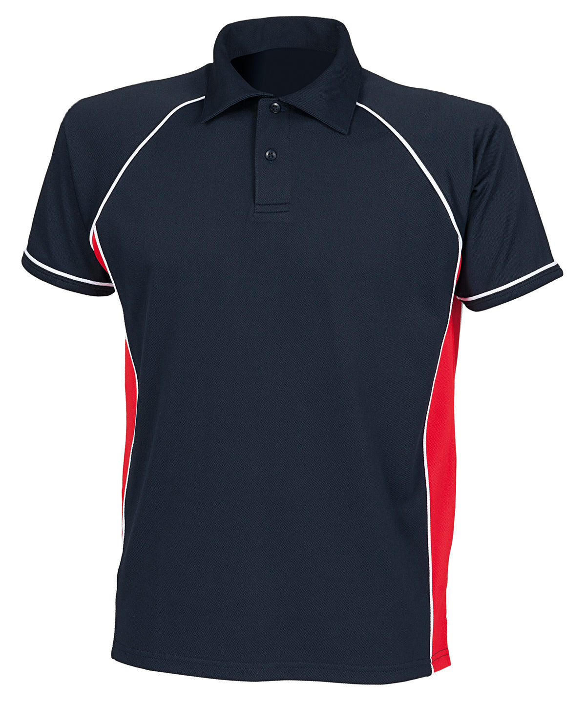 Piped performance polo