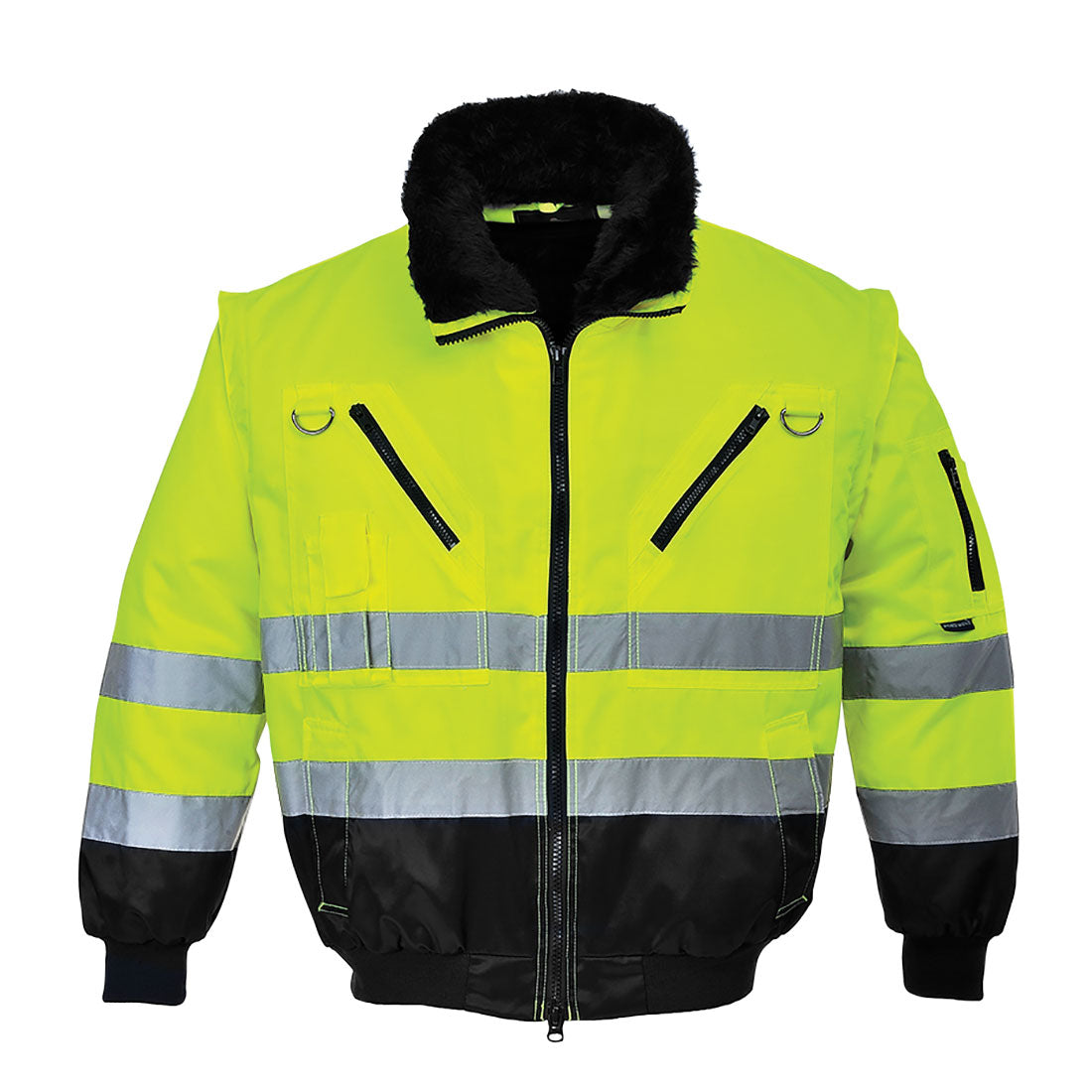 Hi-Vis 3-in-1 Contrast Pilot Jacket