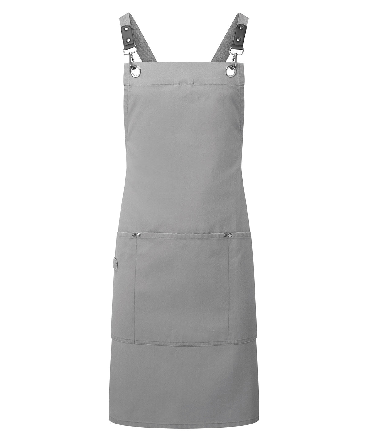 Clip ‘n’ Clasp cross-back bib apron