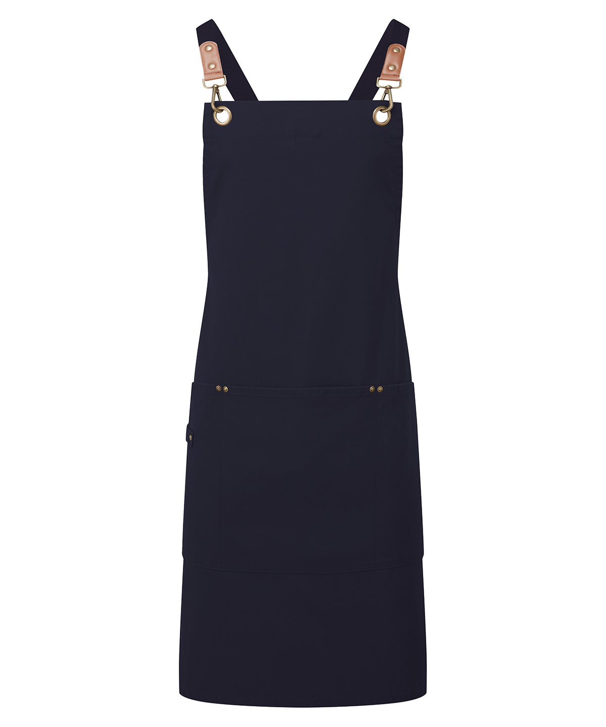 Clip ‘n’ Clasp cross-back bib apron