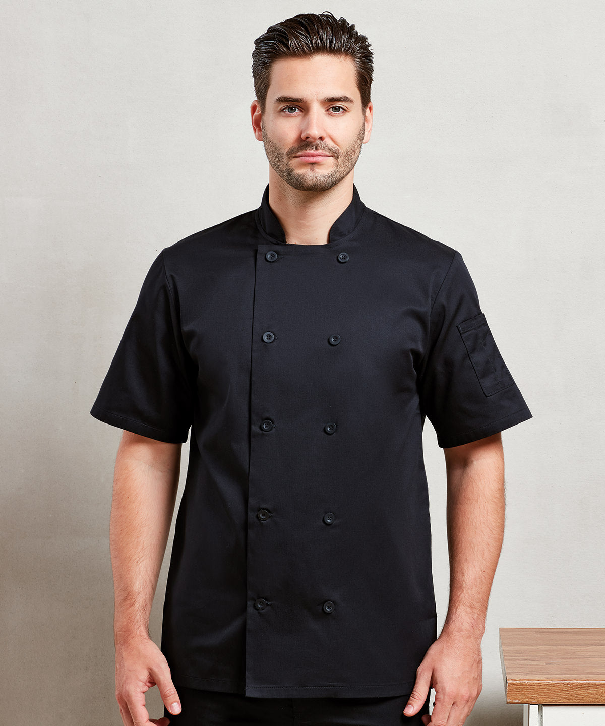 Short sleeve chef’s jacket