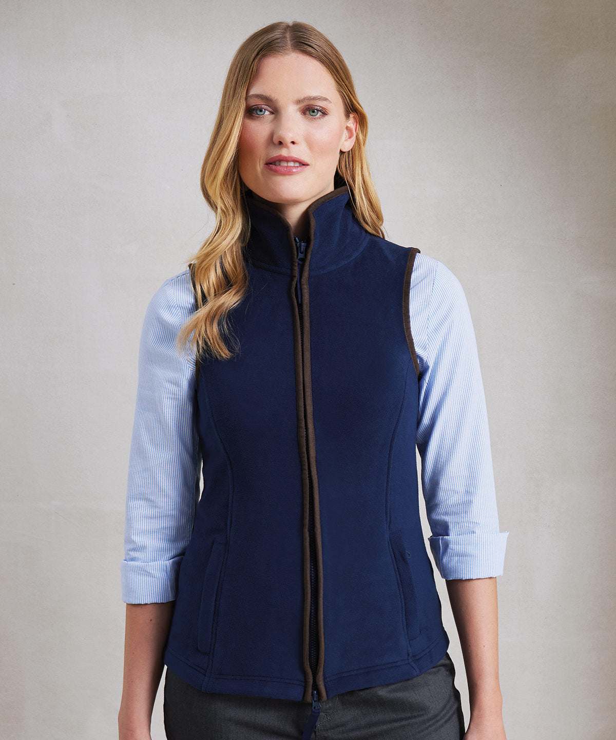 Women’s artisan fleece gilet