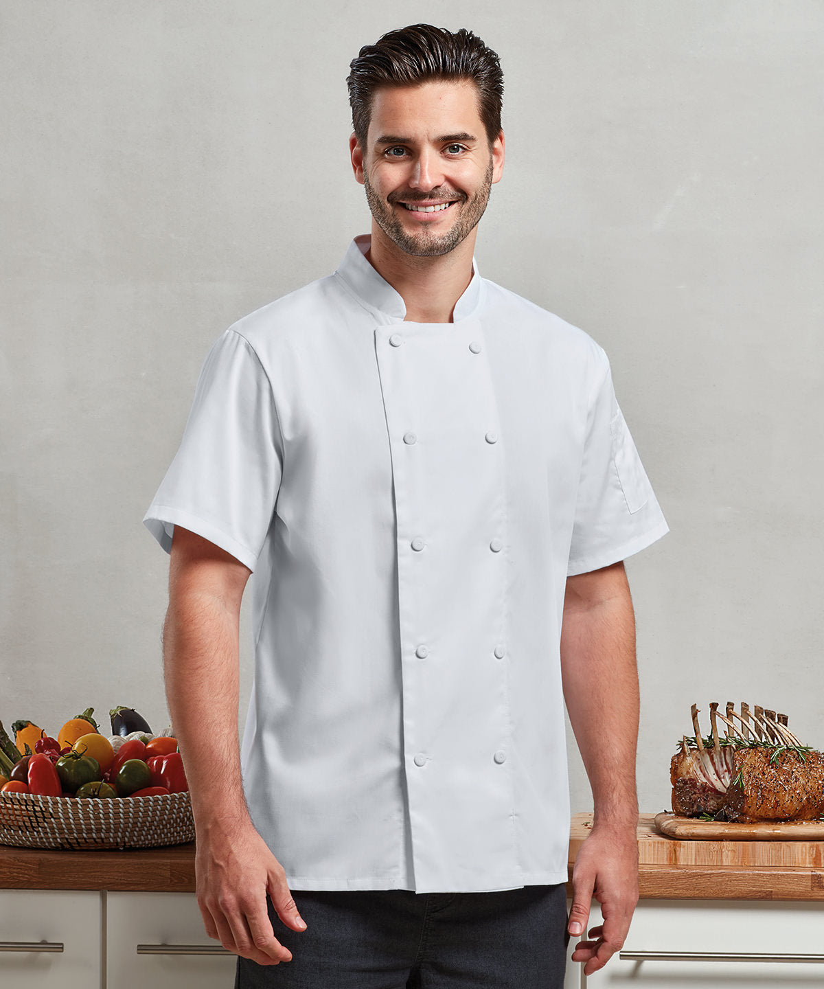 Chefs Coolchecker® short sleeve jacket