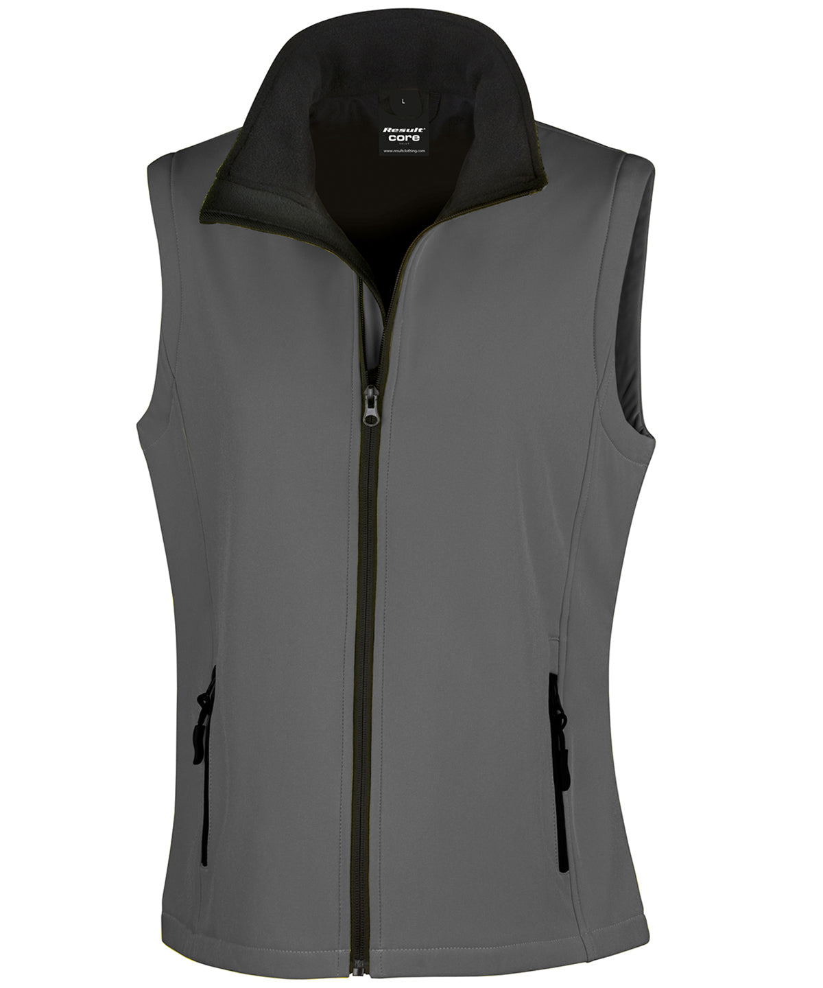 Women's printable softshell bodywarmer