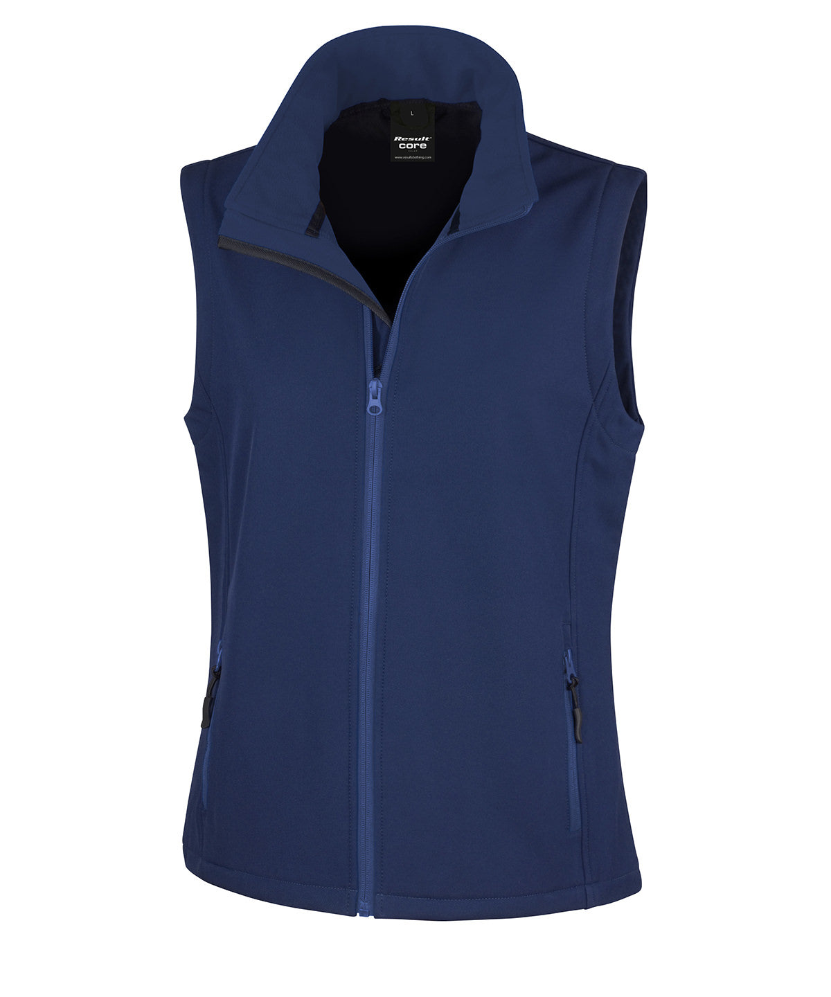 Women's printable softshell bodywarmer