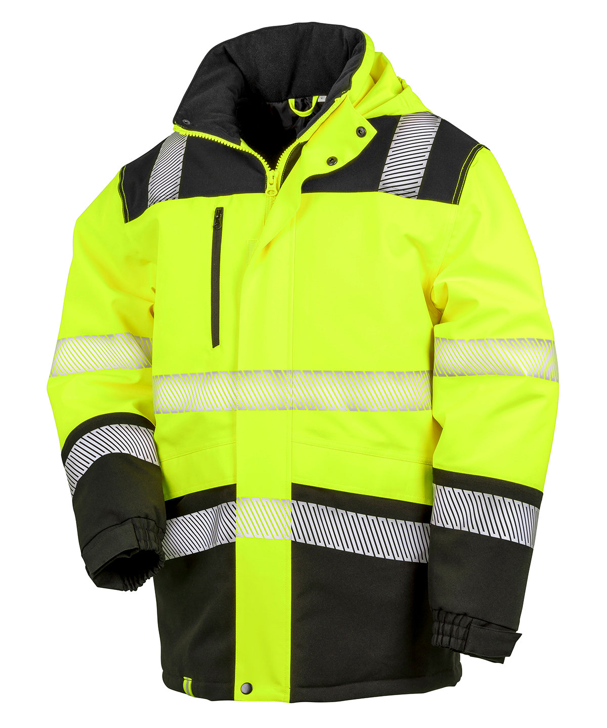 Printable softshell safety coat