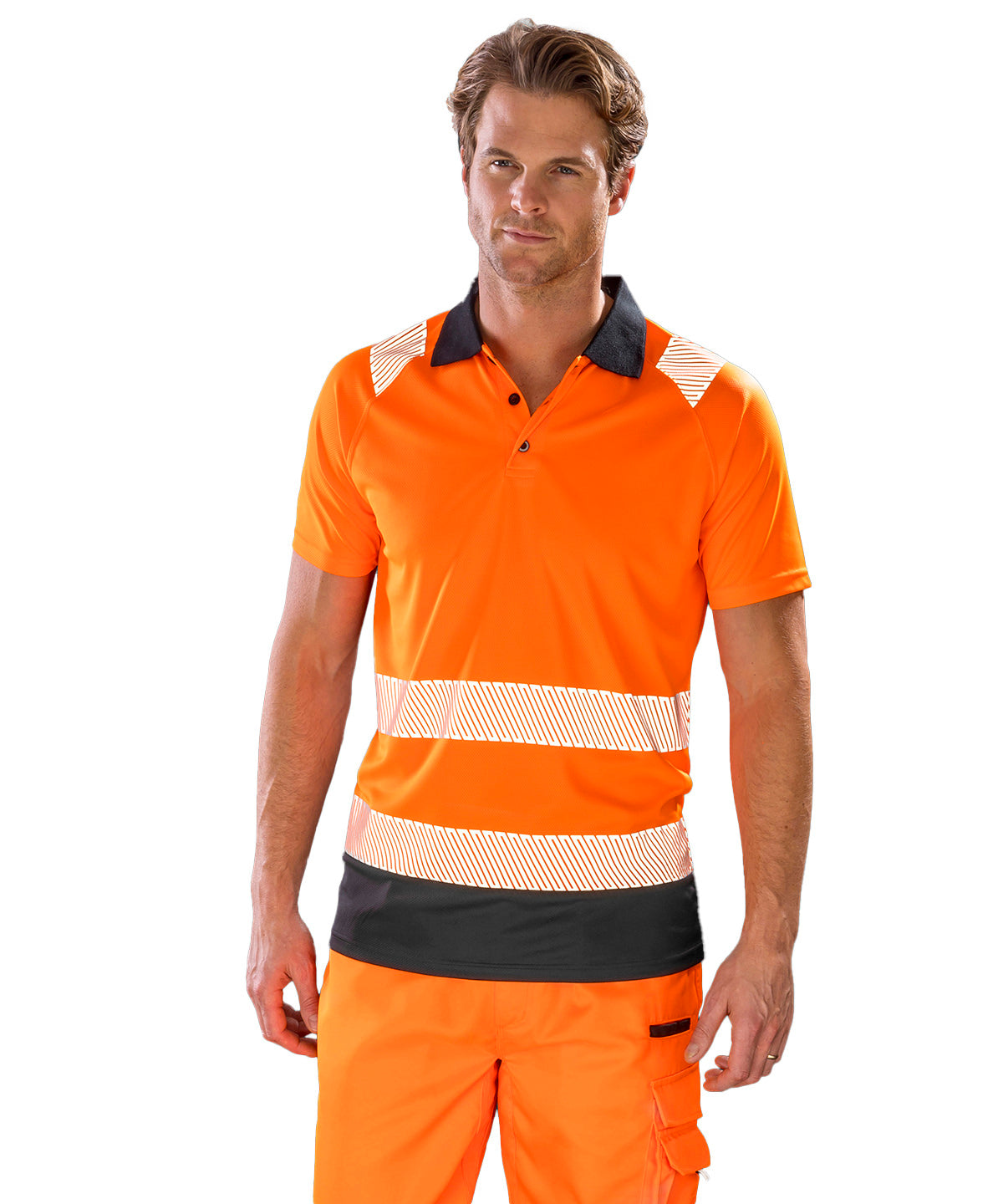 Recycled safety polo