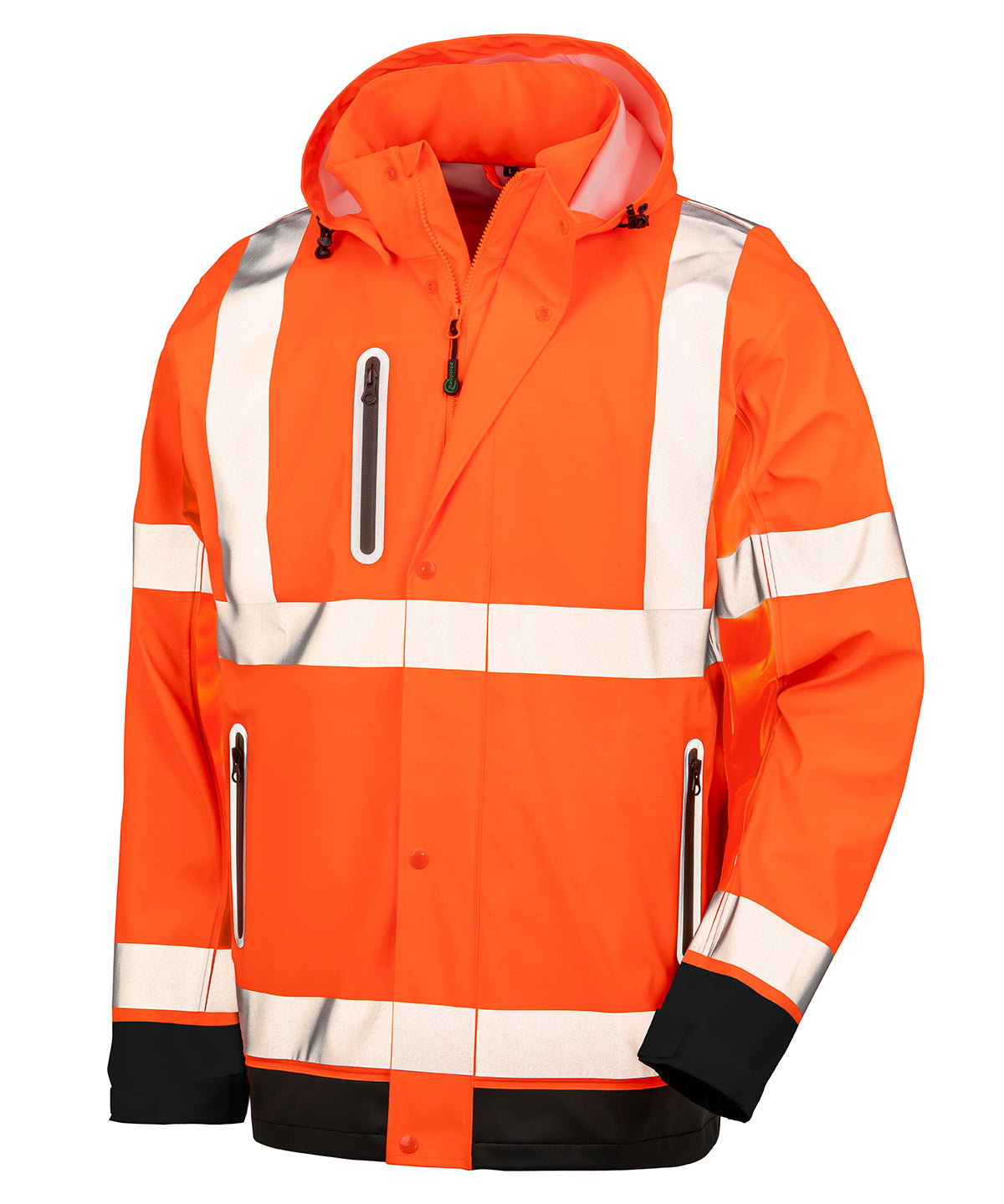 Heavy-duty prism PU safe and dry jacket with recycled backing