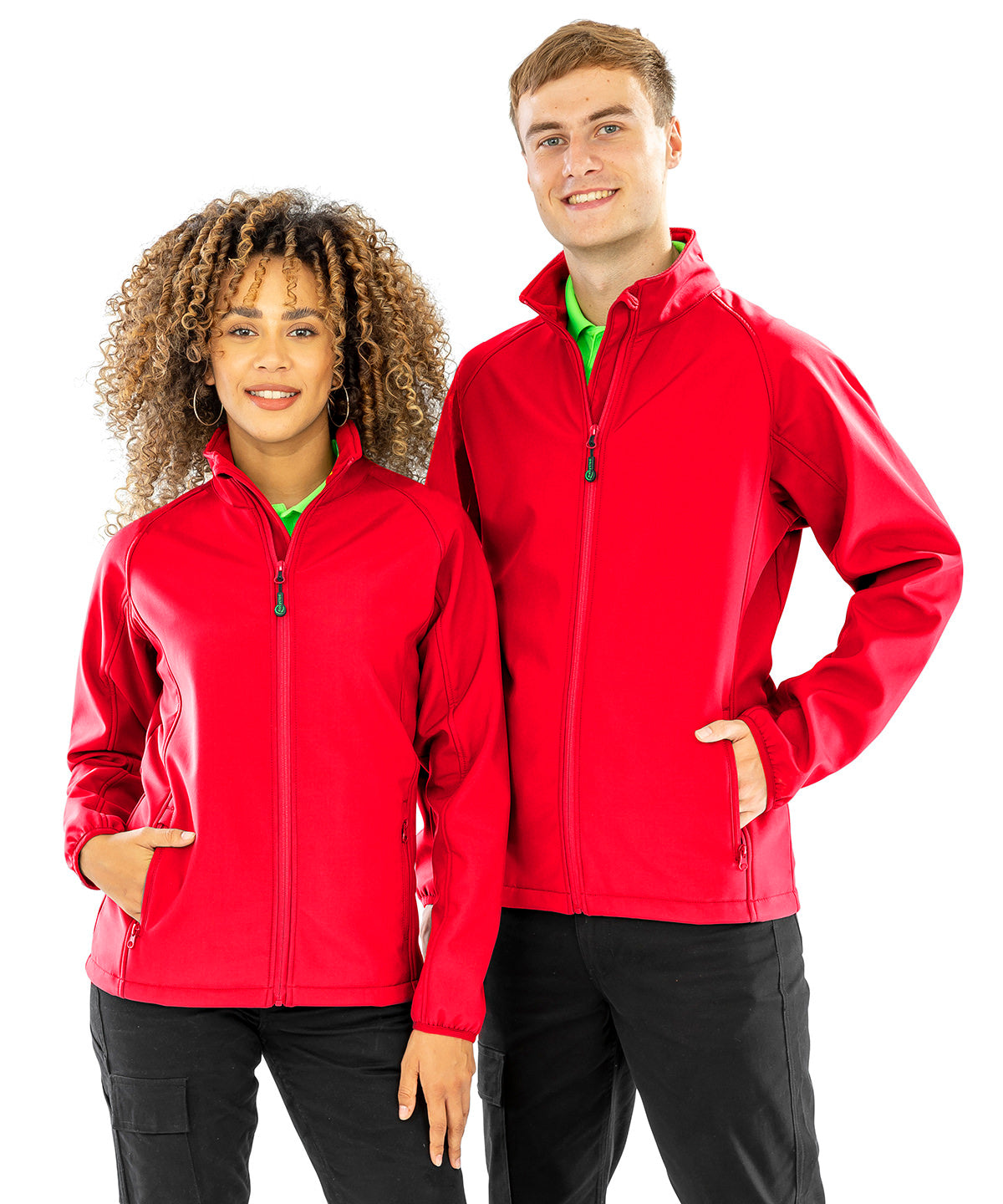 Women's recycled 2-layer printable softshell jacket 