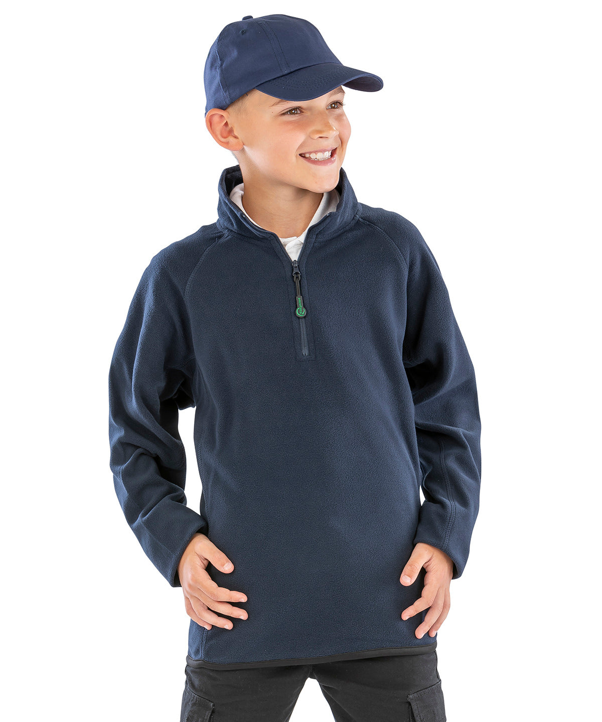 Junior recycled microfleece top