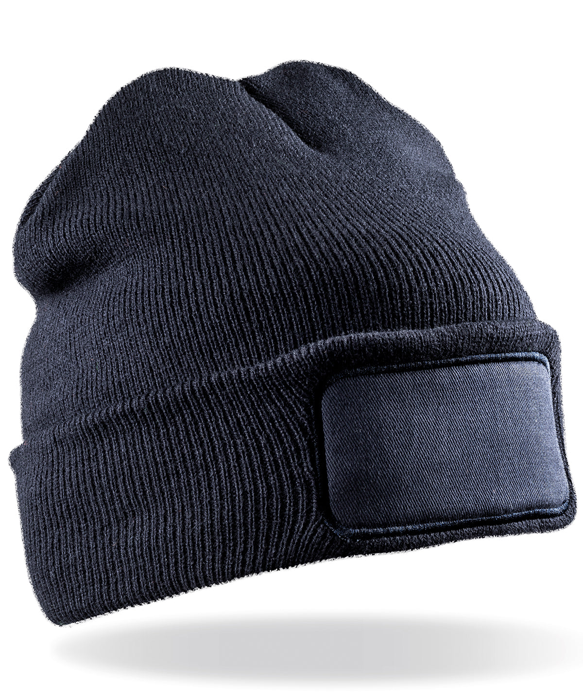 Recycled double knit printers beanie