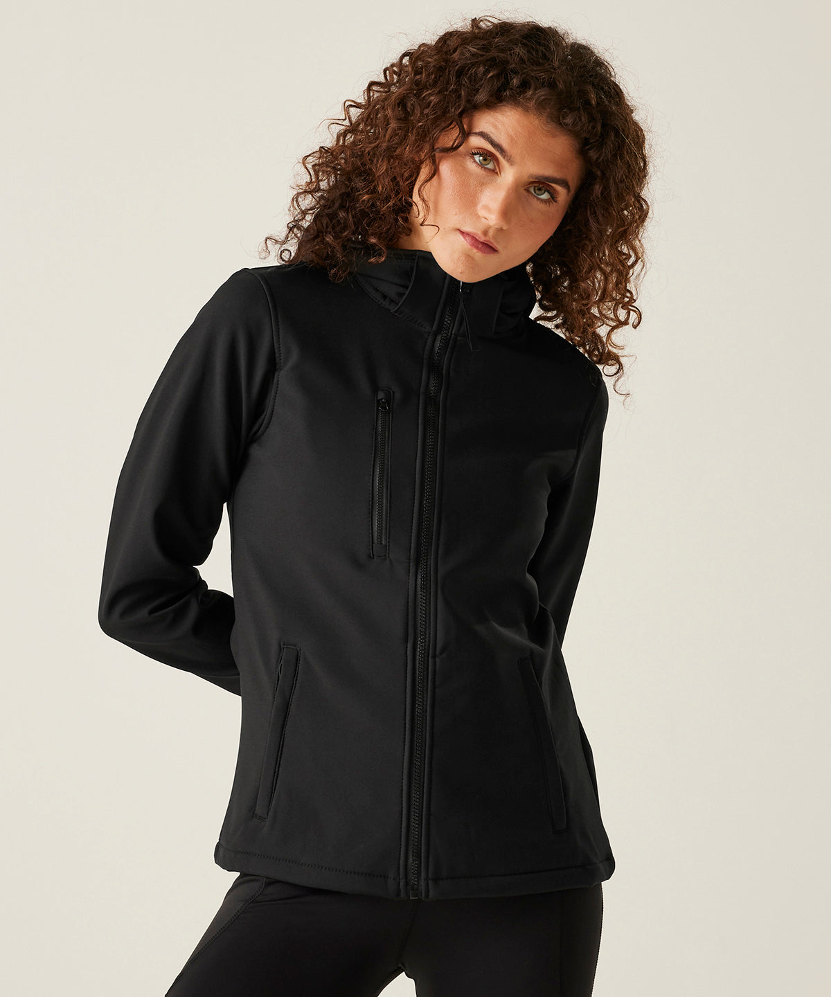 Women's venturer 3-layer hooded softshell jacket