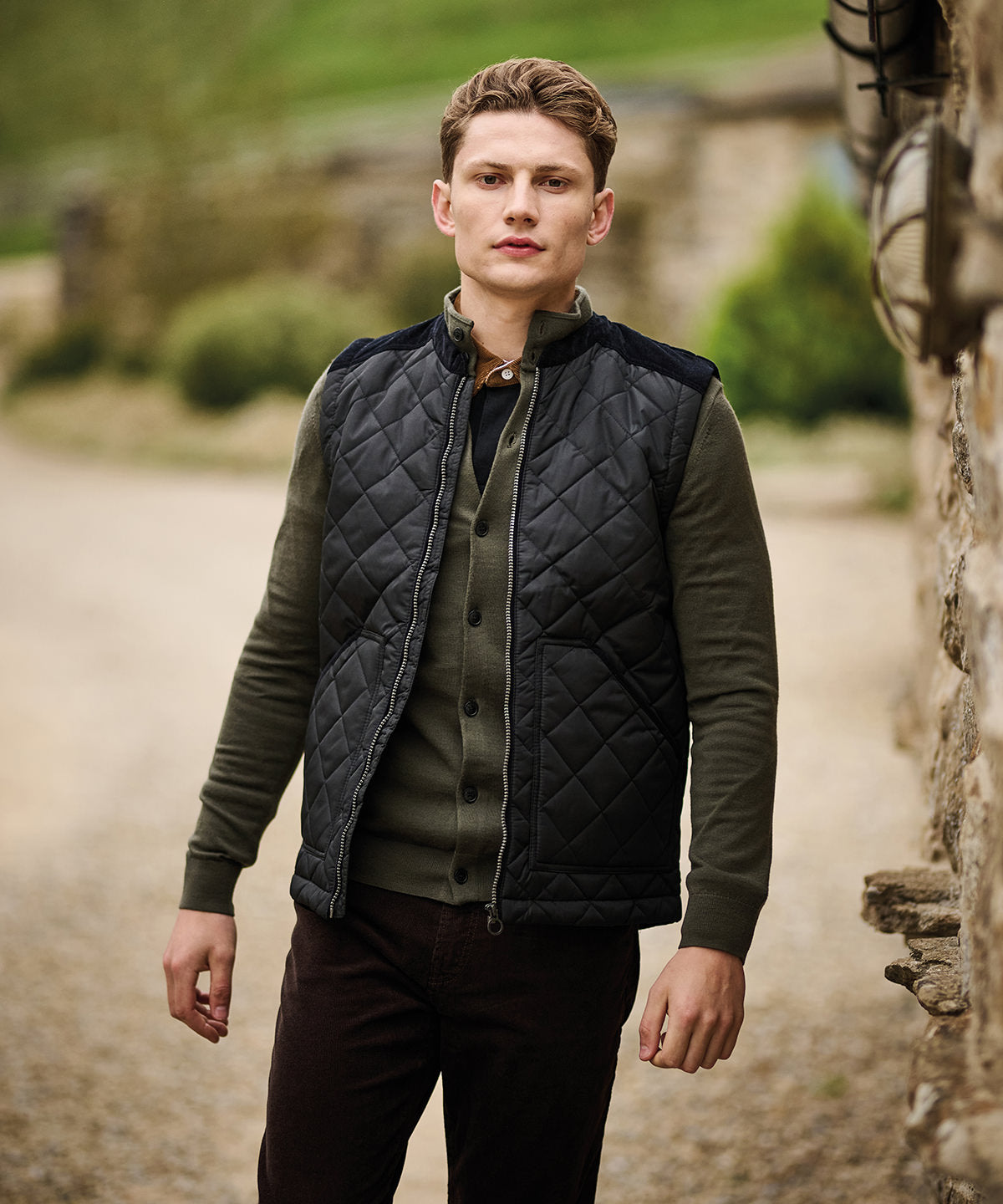 Moreton diamond quily gilet