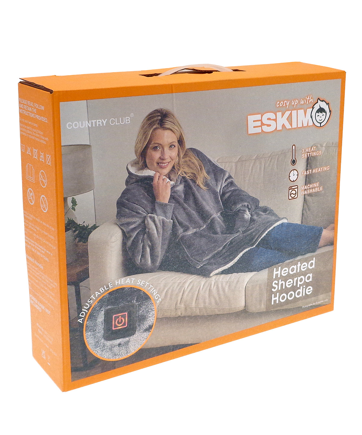 Heated Eskimo blanket hoodie