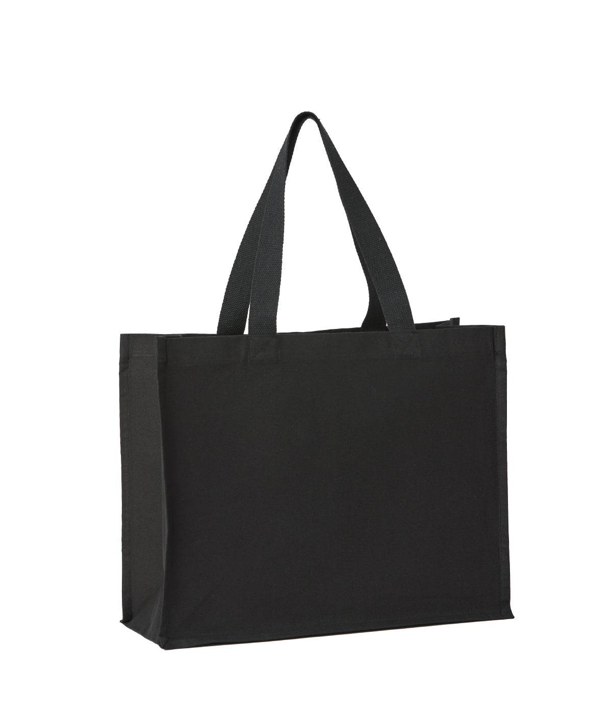 Recycled premium canvas stand-up shopper