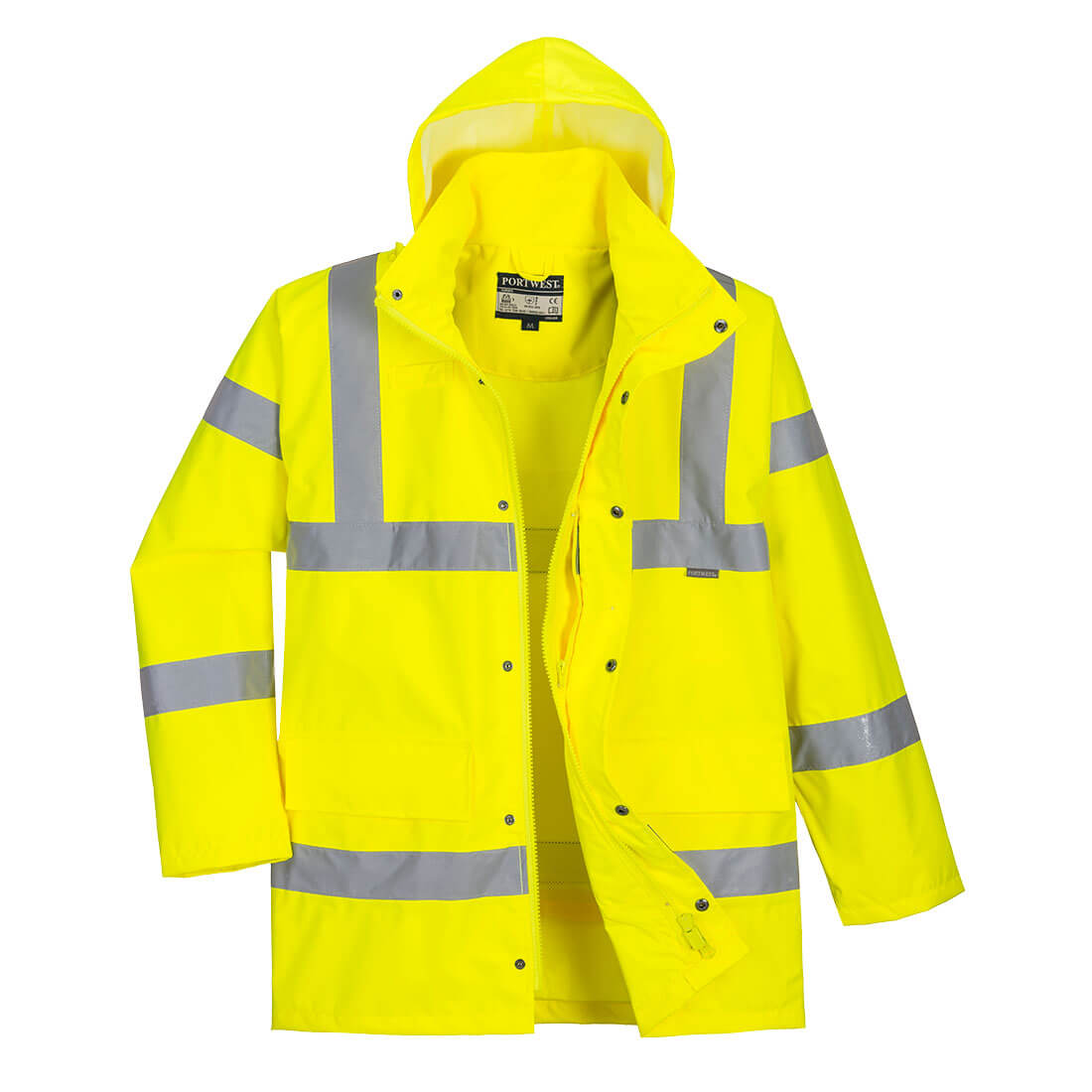 Hi-Vis Breathable Rain Traffic Jacket